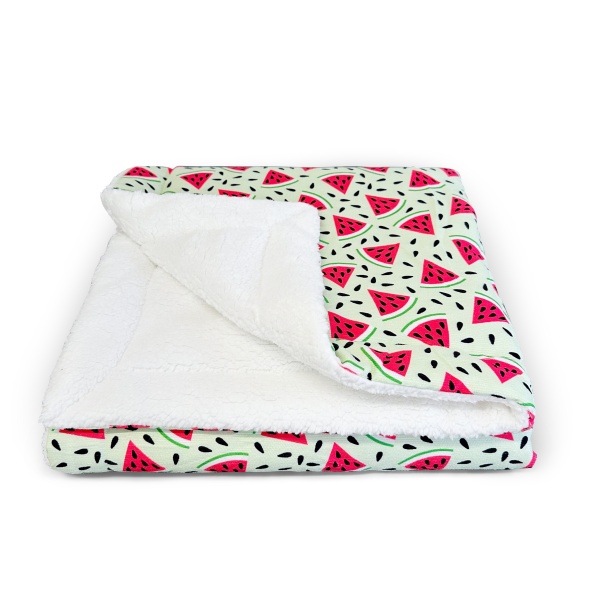 Image showcasing Melon-Tastic Corduroy Luxury Dog Blanket - RichPaw